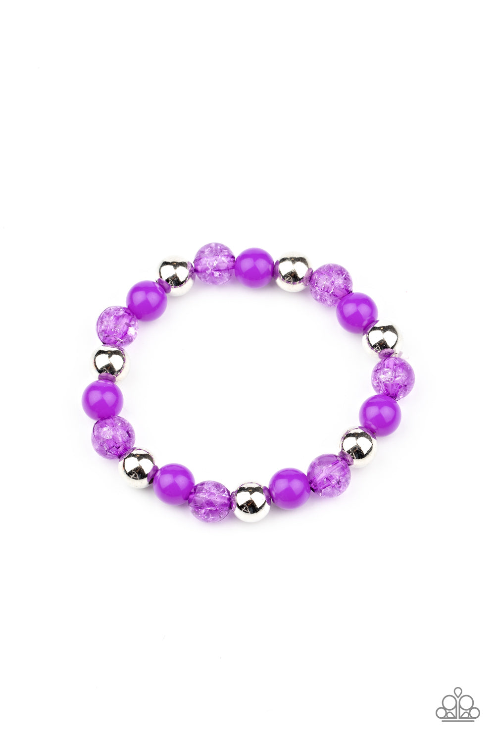 Starlet Shimmer Polished Bead Stretch Bracelet