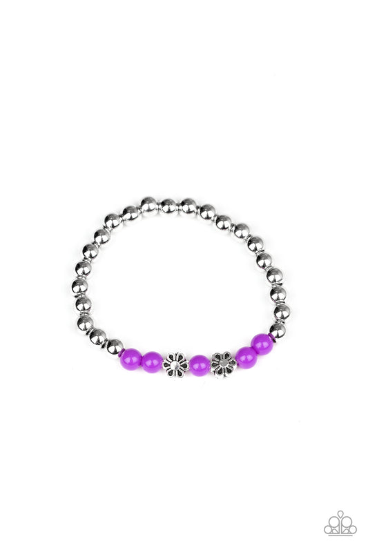 Starlet Shimmer Floral Bead Bracelet