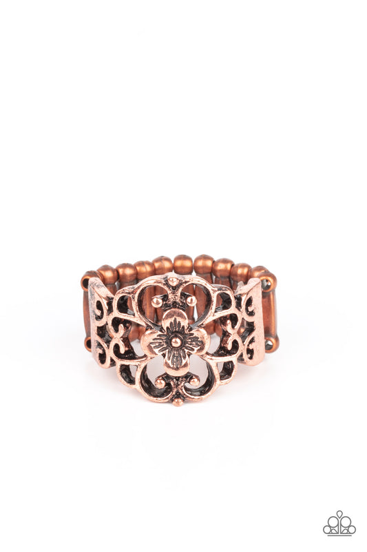 Fanciful Flower Gardens - Shiny Copper