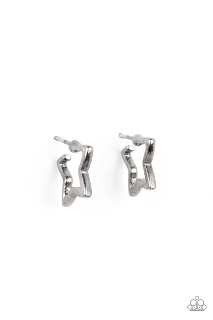 Starlet Shimmer Star Hoop Earring
