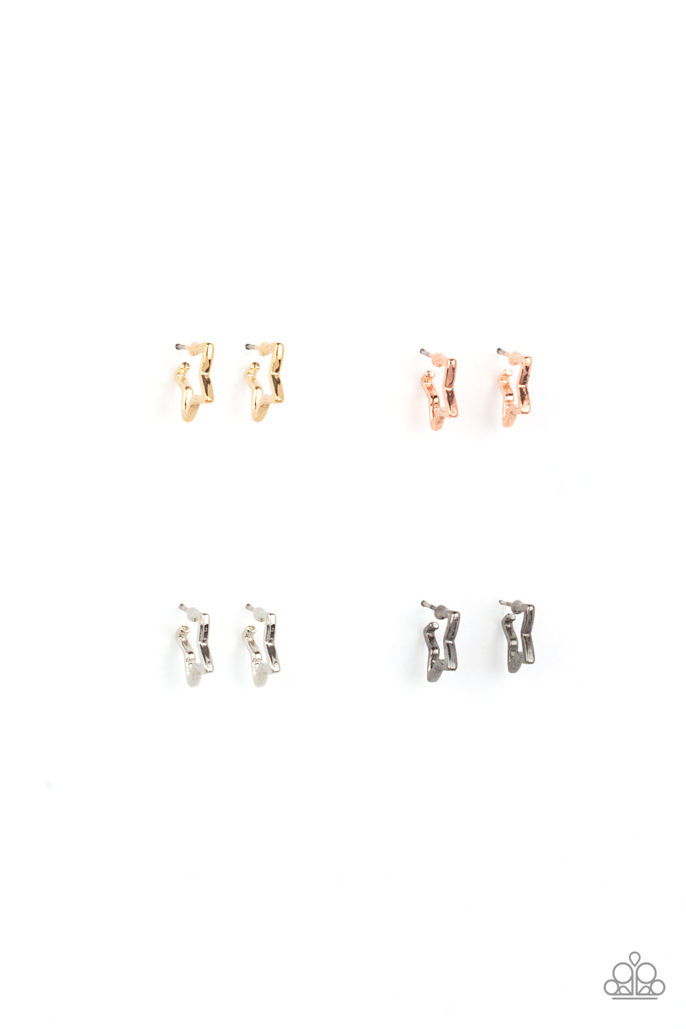 Starlet Shimmer Star Hoop Earring