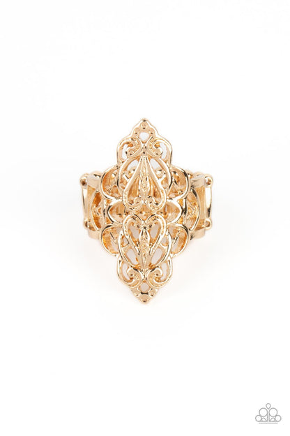 Curled Crown - Gold